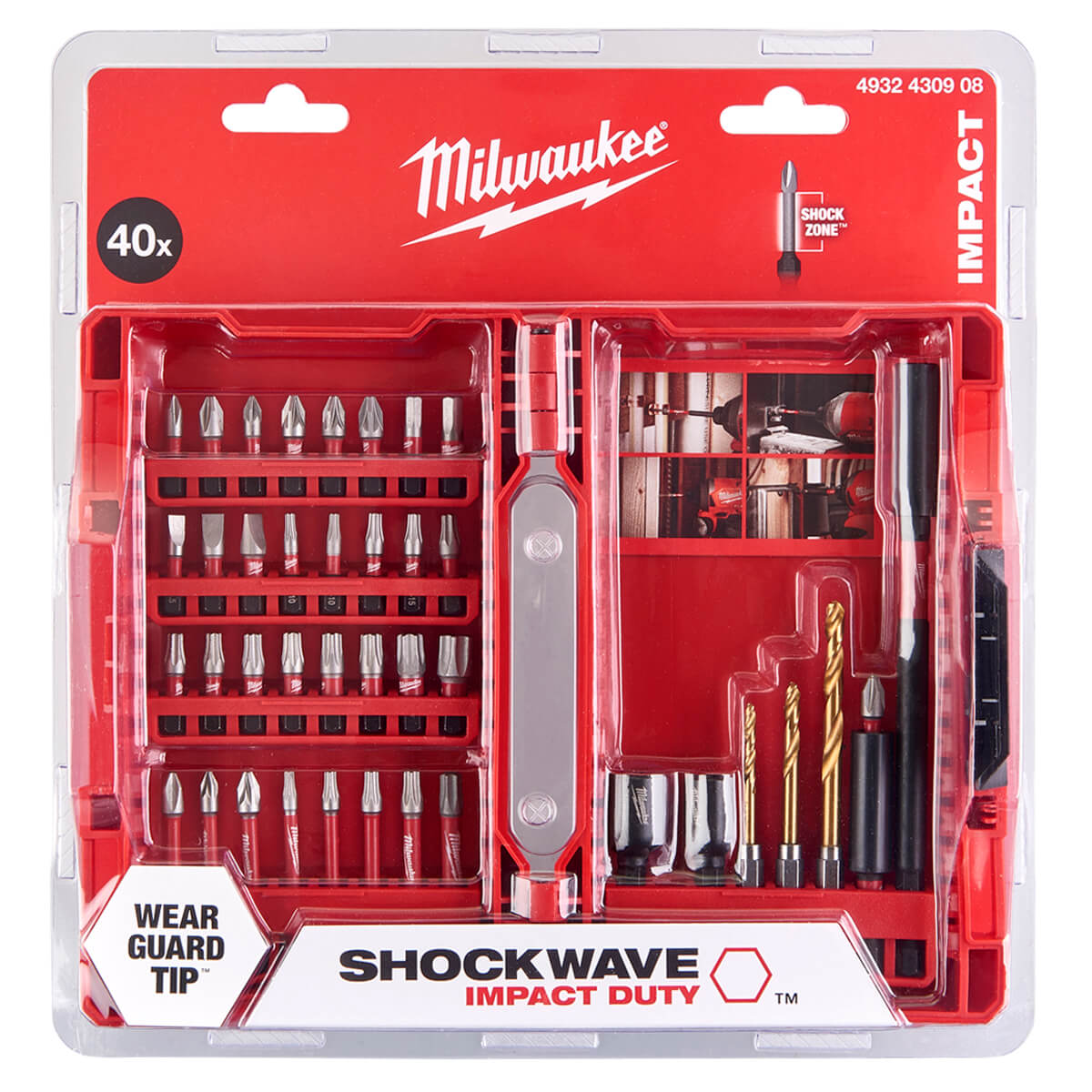 ΣΕΤ 40ΤΜΧ SHOCKWAVE DRILL & DRIVE MW