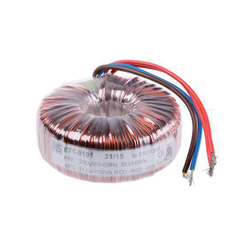 Toroidal transformer 230-24VAC 130VA