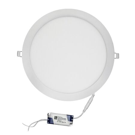 ΦΩΤΙΣΤ. LED ΨΕΥΔΟΡ.ΑΛΟΥΜ.ΣΤΡΟΓΓΥΛΟ ΛΕΠΤΟ 25W 4000K 120' ΛΕΥΚΟ