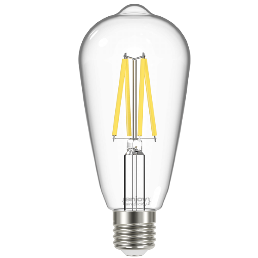 EL822879 | LED FILLAMENT CLEAR|ST64 7.2W(>60W) E27|3000K|806LM|