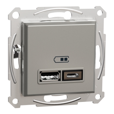 Asfora πρίζα φόρτισης 2xUSB A+C Bronze