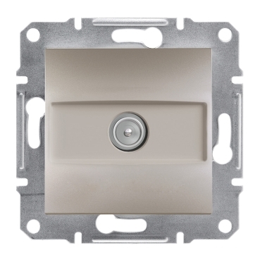 Asfora πρίζα TV διέλευσης 4DB Bronze