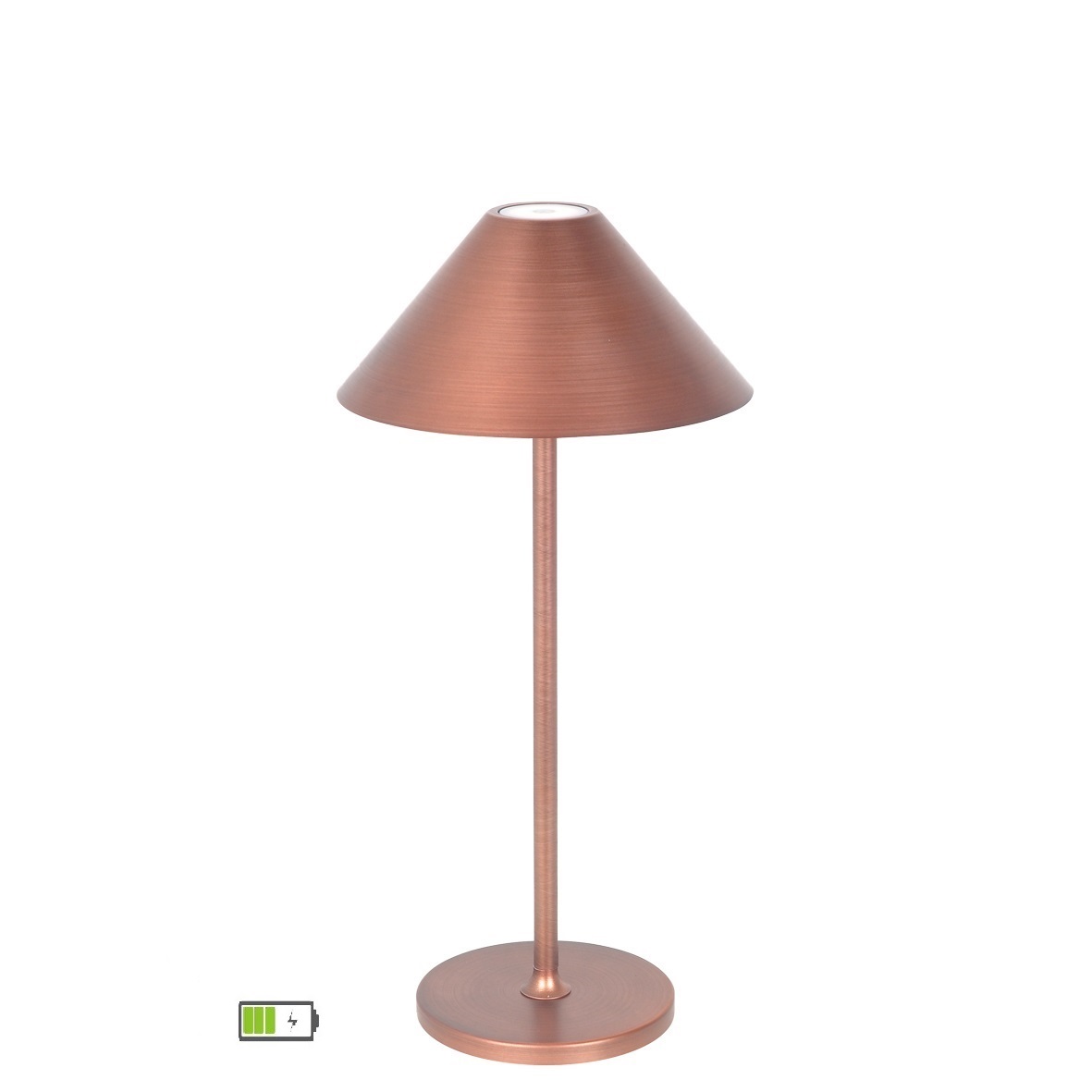 Πορτατίφ Χάλκινο με Μπαταρία Cone