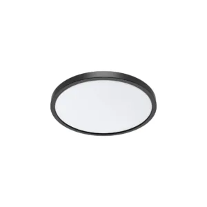 Πλαφονιέρα "Jade" slim 20W 5CCT Ø23 Μαύρη