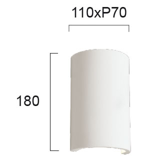 Απλίκα Cylinder Ceramic