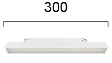 Linear Λευκό L:300 3 CCT  Magnetic (ON-OFF)
