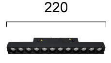 Linear  Antiglare L:220 3 CCT Magnetic (ON-OFF)