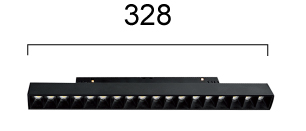 Linear  Antiglare L328  3CCT Magnetic (ON-OFF)