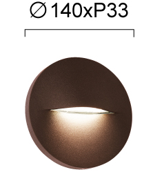Aπλίκα Καφέ Round Vita