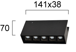 Linear Antiglare L:141  Novo