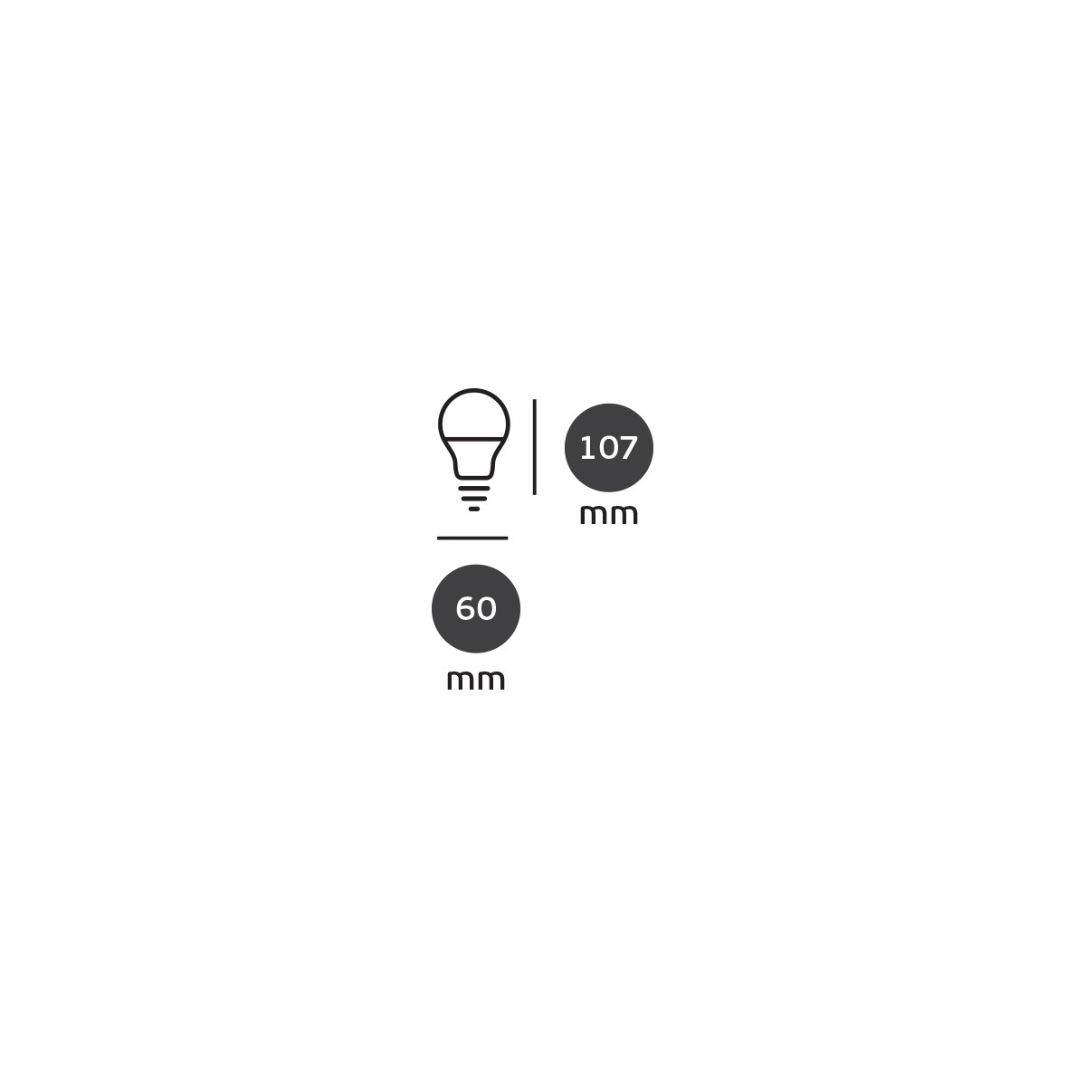 CorePro LEDbulb ND FR, 4.9-40W. A60. E27. 830