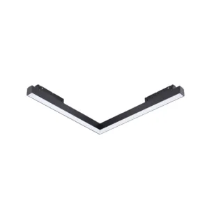 Φωτιστικό Led Μαγνητικής Ράγας 20W CCT Μαύρο Γωνία
