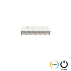 Linear  Antiglare Λευκό  L:110 Magnetic (ON-OFF)