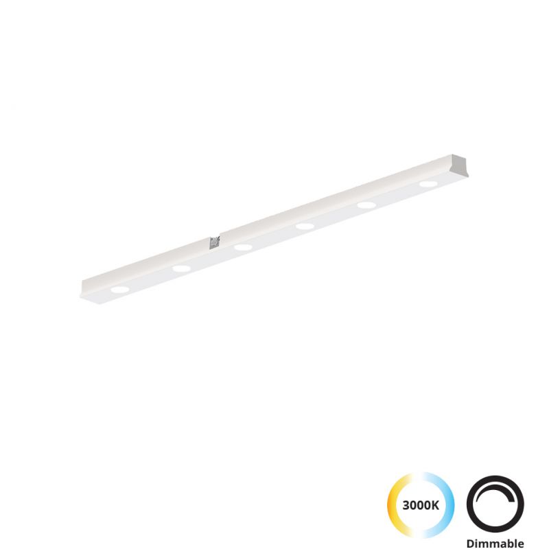 Linear Antiglare για Λευκή Μαγνητική Ράγα L300 Slim Magnetic