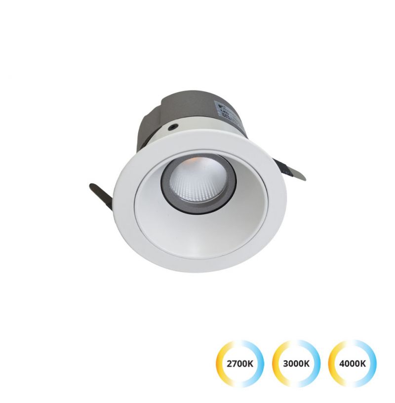 Χωνευτό Σποτ Λευκό 5W 2700K-3000K-4000K 38° Alea