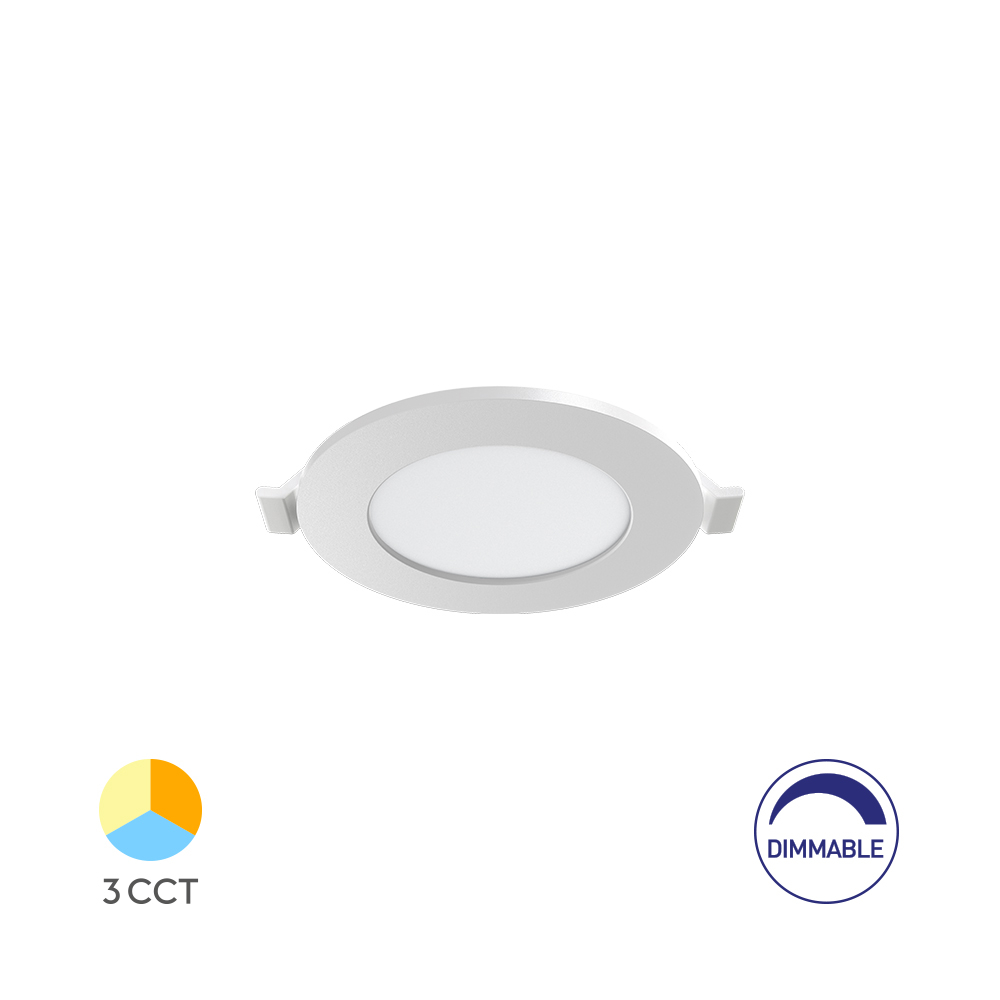 Πάνελ 4w CCT Dimmable Λευκό (Dimmer RLC20-350w)